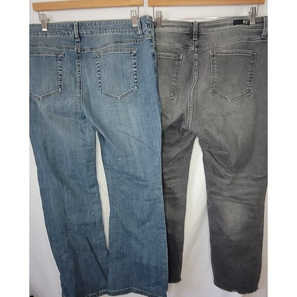 Kut, Lands End, Old Navy, Time Tru Women's Jeans Bundle- size 14 - Picture 5 of 16